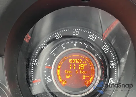 2013 Fiat 500 Abarth z USA, uszkodzony, nr VIN 3C3CFFFH1DT573319